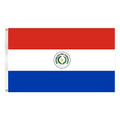 3x5FT Polyester Cheap Price Paraguay Country Flag and National Flag With Two Grommets