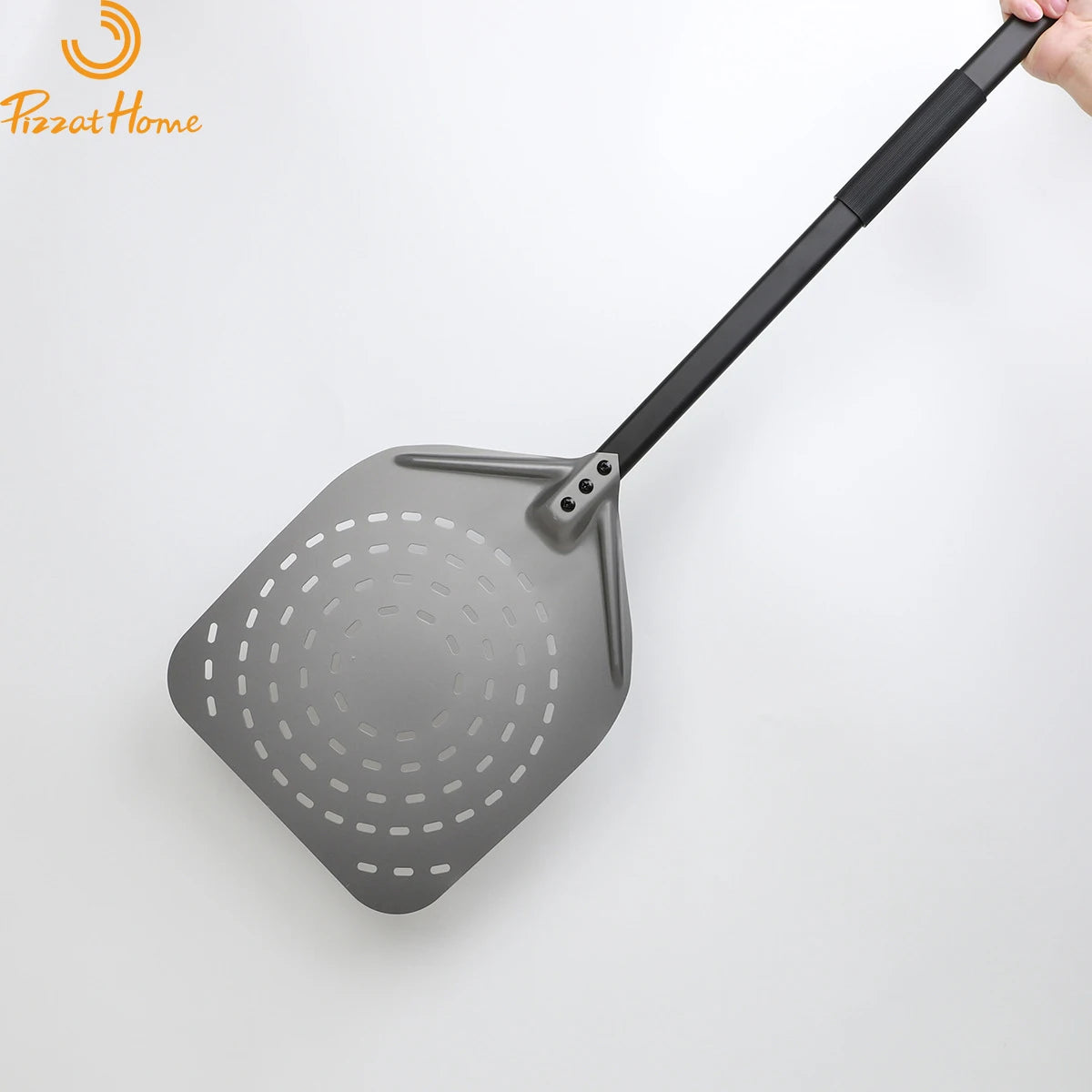 12/13/14 Inch Hard Coating Pizza Peel Perforated Pizza Shovel Commercial Aluminum Alloy Pizza Peel