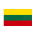 Ready to Ship 100% Polyester 3x5ft Stock Yellow Green Red Republic of Lithuania Flag