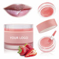 Natural Natural Exfoliator Pink Lip Sugar Scrub Hydrating Vegan Lip Balm and Lip Scrub