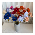 Cheap Wholesale Artificial Flowers Long  Branch 3 Head Snow Velvet Ball Flower