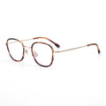 Handmade Exquisite Plate Titanium Pattern Glasses Frame Men Anti-blue Ray Reading Eyewear Women Tortoiseshell Acetate Spectacles