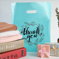 Custom Plastic Logo Printing Shopping &Clothing Packaging Recyclable Degradable Die Cut Bag
