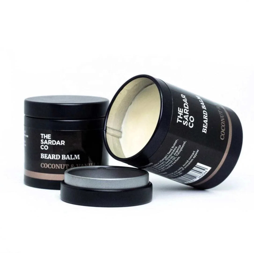 Custom Logo Matte Tinplate Round Black Can for Food Packaging for Candles Cakes Candies Cookies Chocolates