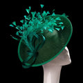 Handmade Classical Women Popular Champagne Colored Linen Gift Bridal Photo Wedding Dress Photography Headdress for Ladies