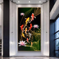 Koi 5d Diamond Crystal Porcelain Painting Custom Wall Print Large Still Life Painting Frame Aluminum