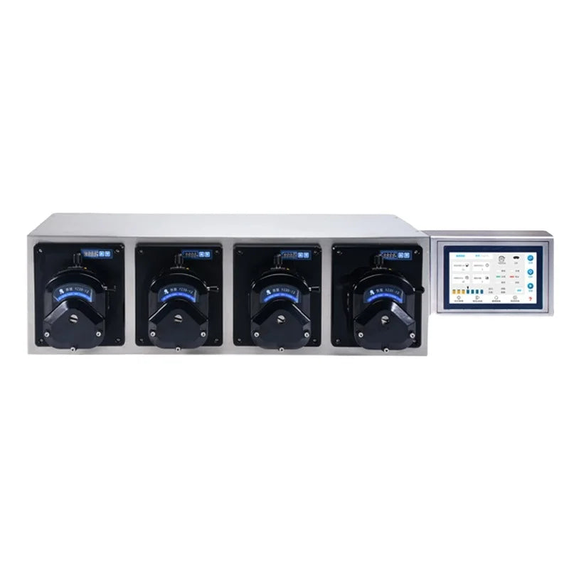 UTF03/YZ35-1 Industrial Chemical Liquid Dispensing Filling System Peristaltic Dosing Pump Silicone Tubing Motor Power Supply
