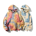 Wholesale Hot Sell Popular Cotton Oversized Hooded Sweatshirt in Bulk Street Wear Pullover Tie Dye Hoodie