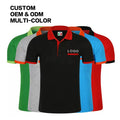Custom Pattern 190 GSM Cotton Polyester Mixed Men's Polo Shirts with Pocket Short Sleeve Summer Golf Shirt Casual Collared Shirt
