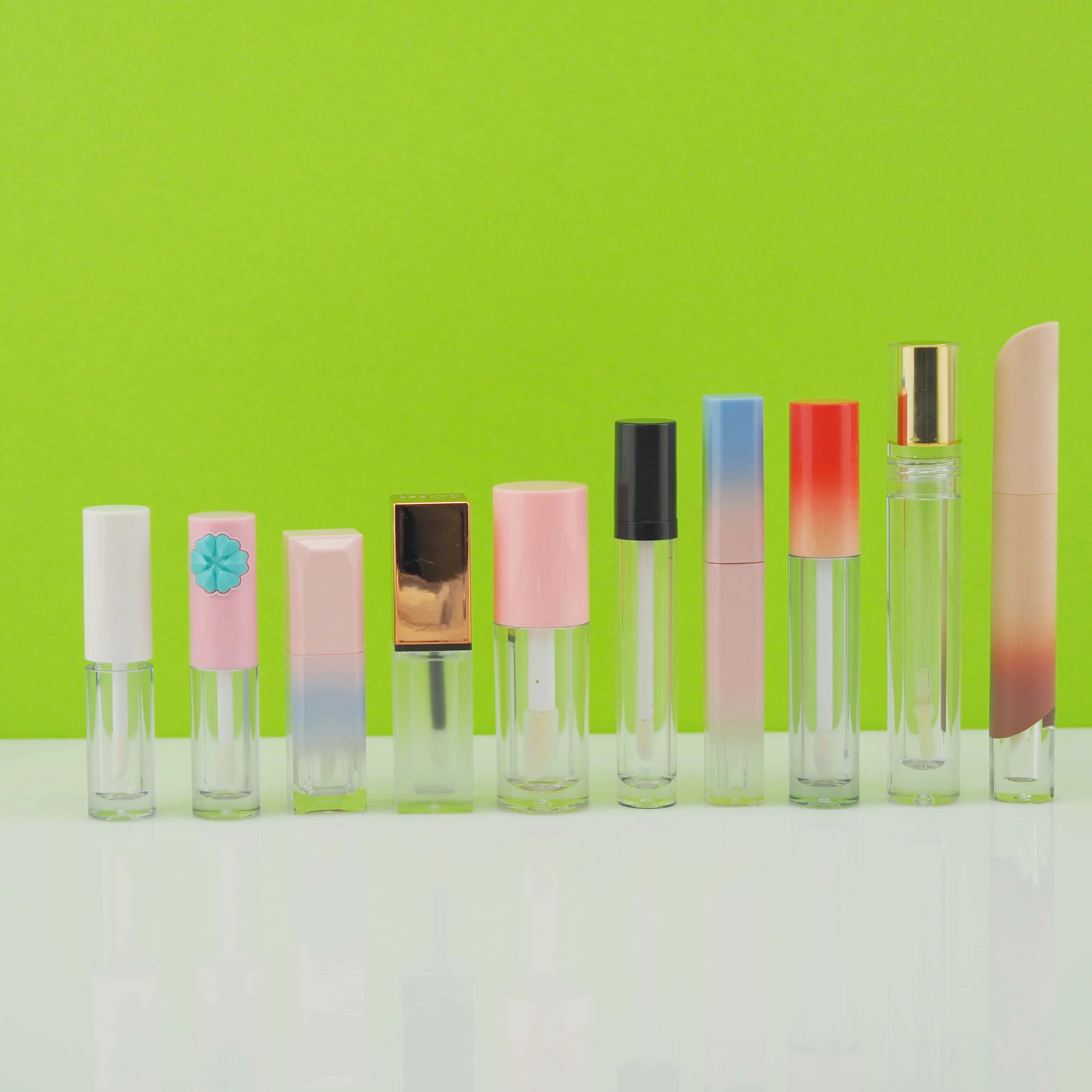 Custom Made logo  Lip Gloss Tube  2ml 3ml 4ml 5ml 6ml 7ml  8ml 10ml Lipgloss Tube  Makeup Cosmetic  Lipstick Tube