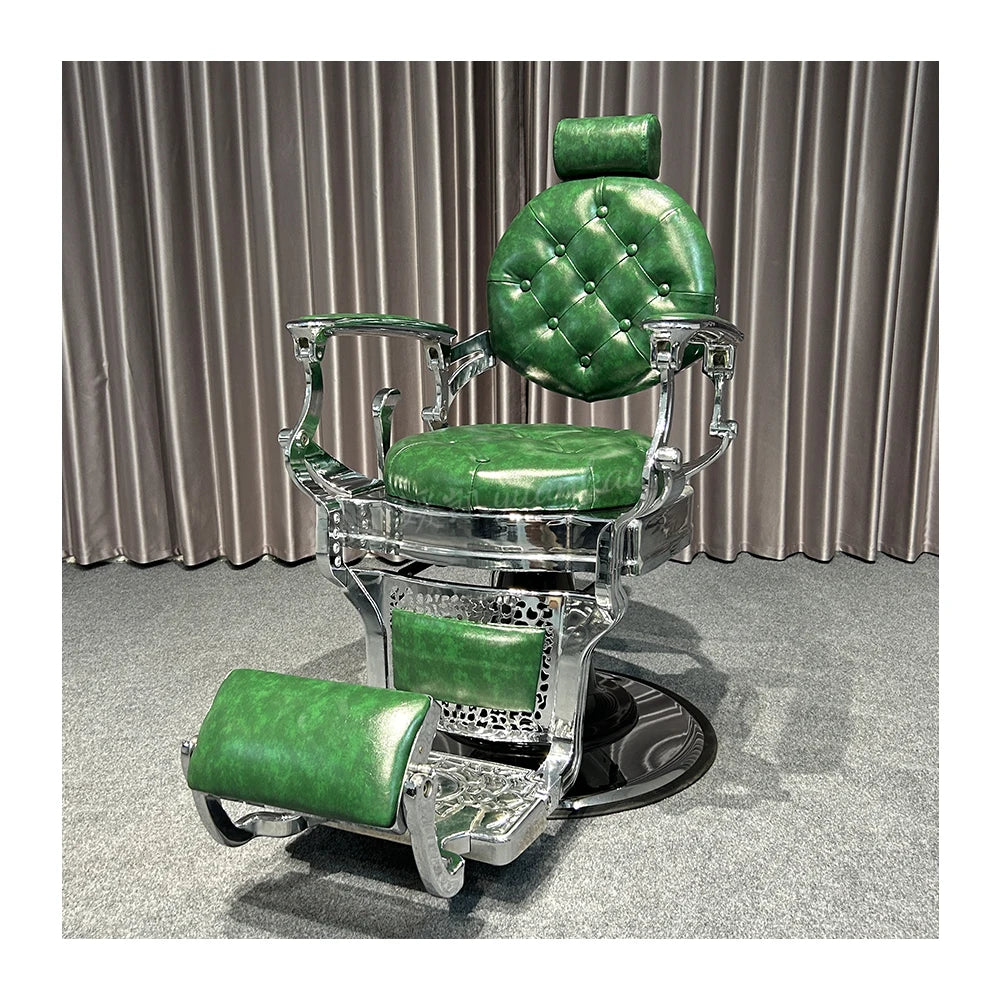 Professional Barber Shop Stylist Dedicated Oil Head Chair Salon Furniture Hair Dyeing and Perm Retro Chair