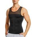 Wholesale Custom Shapewear Tank Top Body Shaper Men Compression Shirts Slimming Undershirt