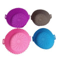 2023 Hot Selling Stainless Steel Disposable Air Fryer Pad Bowl Grill Blue Modern Simplicity