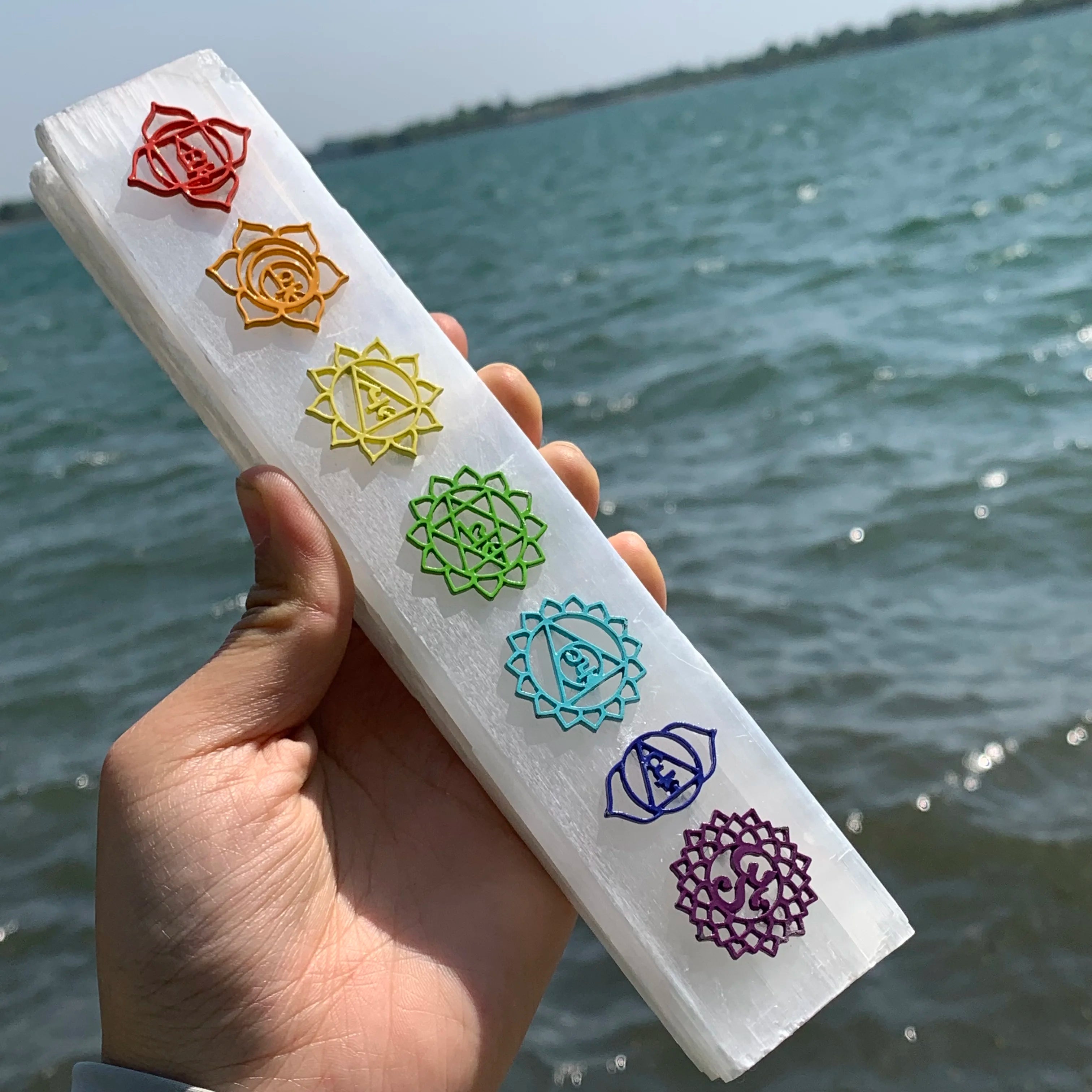Wholesale Selenite Stick Chakra Wand Crystal Quartz Gemstone Rough Gemstone Selenite Wand Raw Crystal Selenite Stone