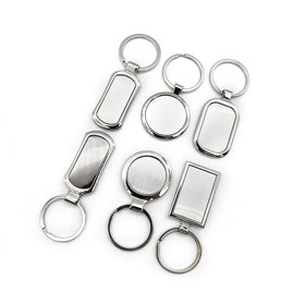 Promotion Gifts Zinc Alloy Blank Sublimation Keychain