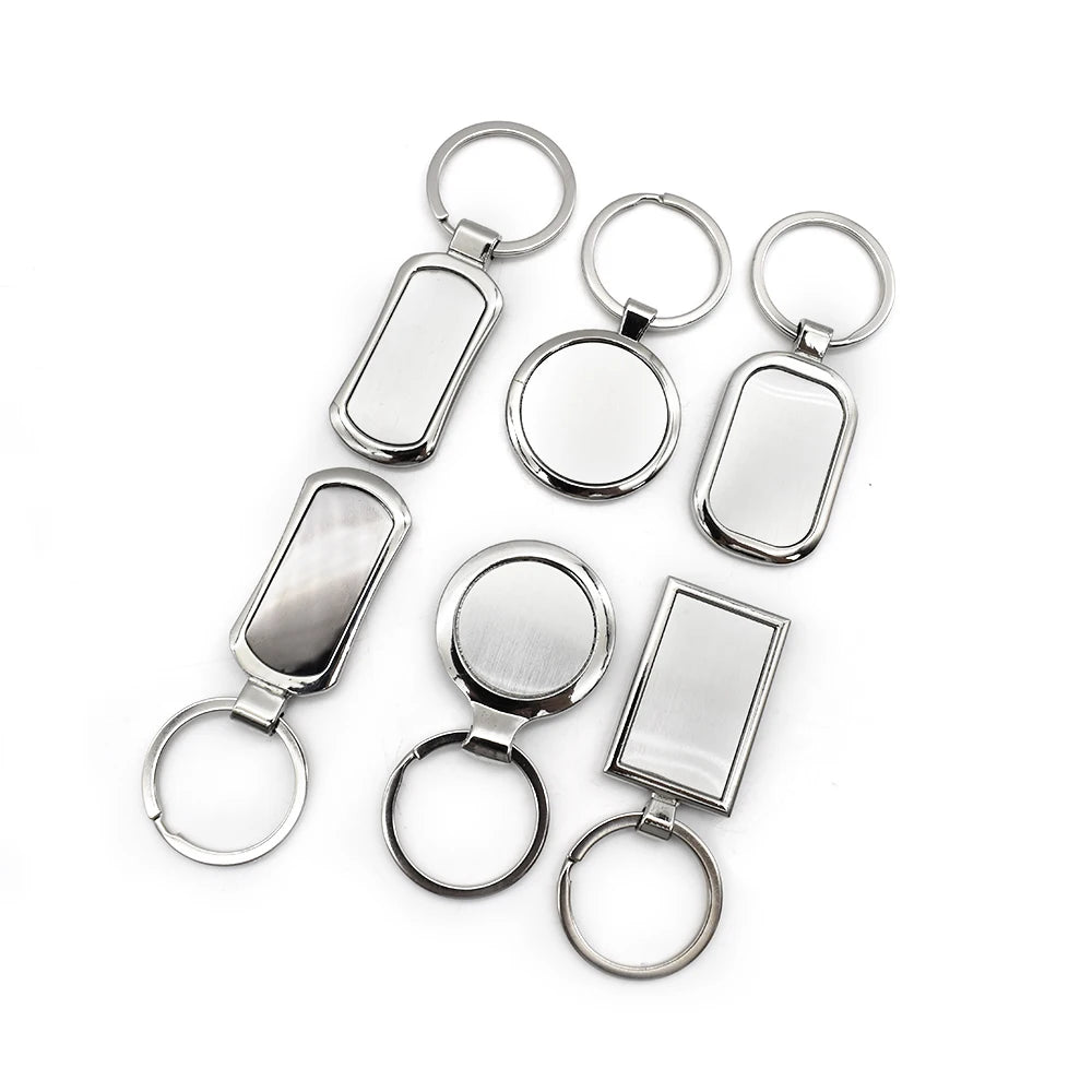 Promotion Gifts Zinc Alloy Blank Sublimation Keychain