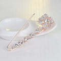 Joyas Fashion Jewelry Luxury Rose Flower Customized Rhinestone Designer Brooches Pins for Women