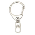 Wholesale Zinc Alloy C Buckle 8 Swivel Buckle Spring Metal KeyChain Bulk Accessory Diy Doll Toy Keychain Snap Hook Lobster Clasp