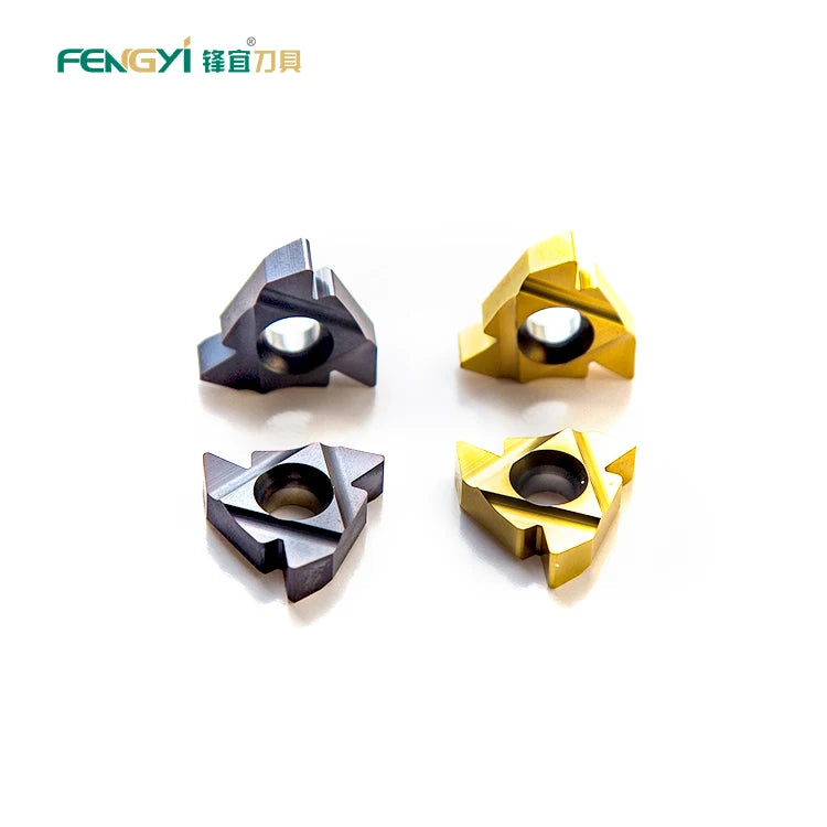 Fengyi OEM Customized Tungsten Carbide Turning Inserts TIN/TIAIN Coated CNC Lathe Turning Center Tools High Speed Flank Wear