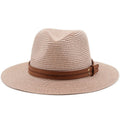 WD-A793 Striped Paper Straw Hats Unisex Outdoor Travel Party Beach Summer