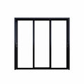 Born Doors and Windows Custom Black Interior Aluminum Alloy Double Double Glazed Sliding Window With Mosquito Net