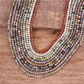 Bohemian Tiny Natural Stone Jaspers Seed Beads Choker Necklace Boho Holiday Torques Collar Necklace Quality Jewelry Dropshipping