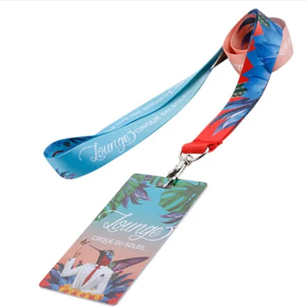 Professional Manufacture Cheap Keychain Custom Lpink Lanyard With Metal Hook
