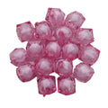 Wholesale 500g  Acrylic Loose Two-double Faceted Square Bead in Bead Charm DIY  Craft Accessory