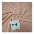 Wholesale Cheap Price Solid Colors Plain Dyed Ribbed Polyester Rib Knit Jersey Fabric