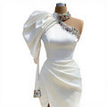 S7942F New High -quality Hot -selling Heart Leads Luxurious Trailer Tail Large Size Satin Women Wedding Dress