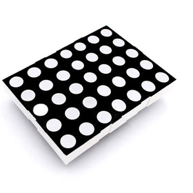 CA High Brightness Rohs CE 4 Inch Led matrix 10mm 5x7 Dot matrix RGB Color