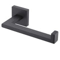 304 Stainless Steel Matte Black Bathroom Tissue Paper Holder with Shelf Wholesale Hotel Toilet Paper Holder Luxury Wall Mounted