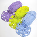 Round Strand 100% Cotton Hollow Rope 100g Ball Yarn for Weaving Companions Handmade Pointed Needle Thread DIY Hooked Bag
