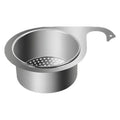 Stainless Steel Swan-shaped Sink Basket Drainage Basket with Removable Goose Head Drainage Basket