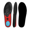 Gel Insoles Black for Work Boots Hiking Running Trainers Foot Support Heel Shoe Inserts Gel Massaging for Men and Women HA00132 MegaBDM