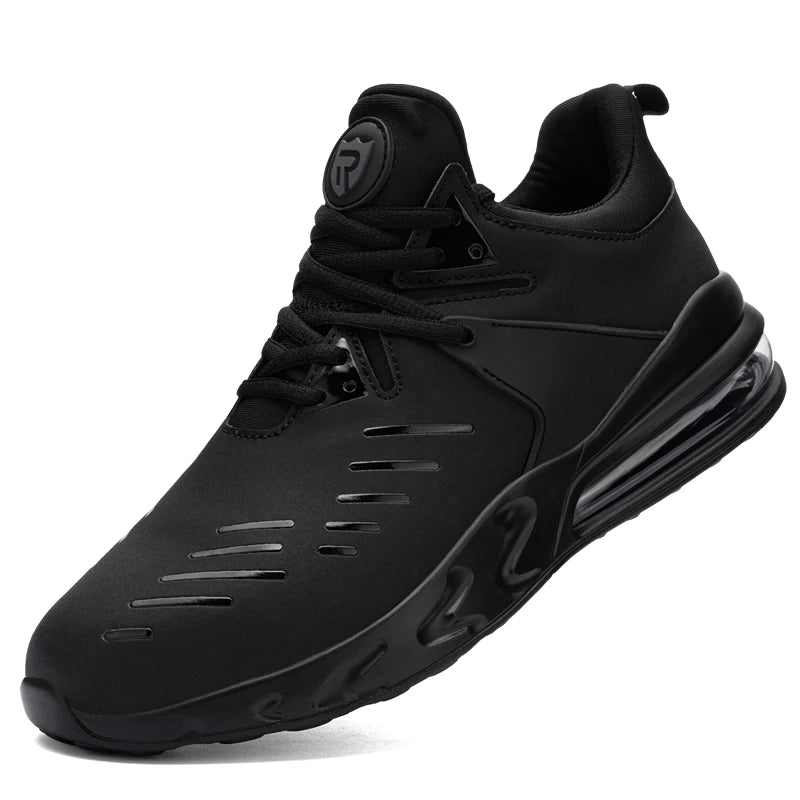 Ultra Comfortable Lightweight Men's Waterproof Safety Trainers Non-Slip Steel Toe Chef Shoes Microfiber Upper for Kitchen Work