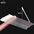 Disposable Glitter Crystal clear Handle Lip Gloss Wands Lipstick Applicator Makeup Lip Brush