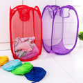 Lavinia Wholesale Lightweight Collapsible Mesh Laundry Baskets Fold Mesh Laundry Hamper