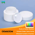 Reasonable Prices Refillable Containers Frosted Skincare Jar Pot En Plastique Makeup Containers Plastic Cosmetics Jar
