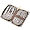 Professional Portable 9 Pcs Stainless Steel Nail Clipper Manicure Set for Travel Personal Care Kit