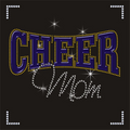 Diamond Shape Rhinestone Heat Transfer Iron on Hotfix Crystal Bling Applique Letters DIY Cheer Mom Outfit