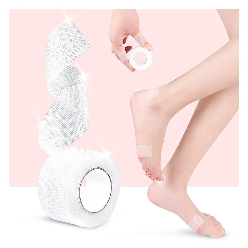 High Heel Care Invisible Blister Bandages PE Material Anti-Wear Anti-Friction Footcare Adhesive Toe Caps for Comfort Protection