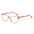 Latest Women Butterfly Style Geometric Pattern Blue Light Glasses Frames Daily Wear Fast Delivery Model 2029