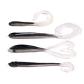 Wholesale SO122 7cm 10cm 12cm Soft Plastic Worm Tail Baits Lifelike Fishing Lures