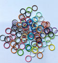 Bulk 1000pcs Colorful Jump Ring Earring Bracelet Accessory Opener Ring Maker for Earring Key Chain Connector Jewelry Findings