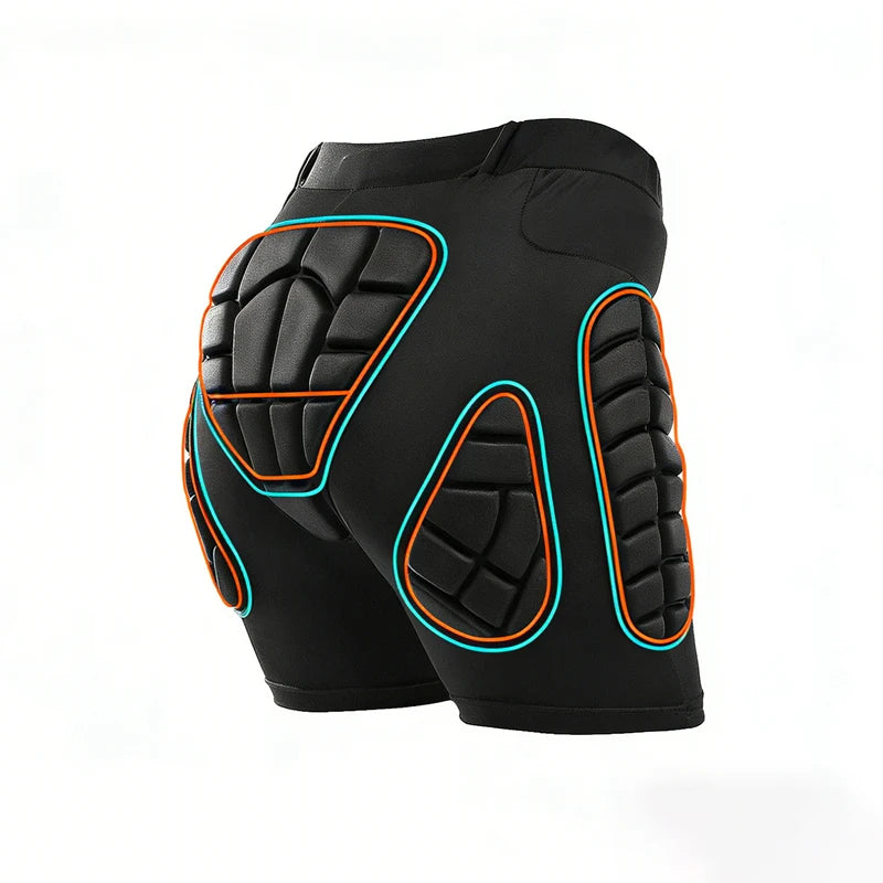 Outdoor Sports Skiing Shorts Anti-Collision Protective Hip Pad Pants Padded Ski Shorts