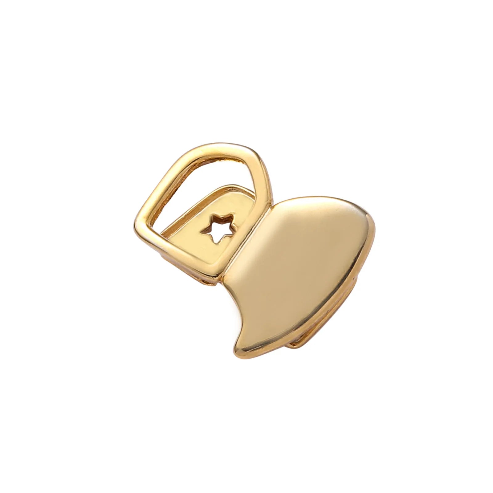 Hip Hop Double Fang Teeth Grillz Gold Plated Canine Two Tooth Upper Top Left Fangs Punk Hollow Vampire Teeth Grills Jewelry