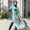 MOTIVE FORCE Hot Selling Custom Beach Cover up Wear 4 Piece Islamic Burkinis Muslim Women Swimwear