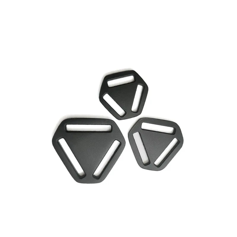 Custom Aviation Aluminum Glide Belt Buckle Alloy Triangle Slider Buckle for Backpack Adjuster Shoulder Strap Buckles