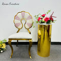Wholesale Price Modern Style Stainless Steel Personalized Backrest Hotel Chair for Events